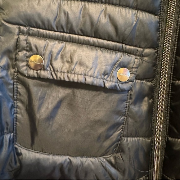 Perry Ellis Boy Black Puffer Jacket With Grey Hood Sz 14/16 - Picture 8 of 9